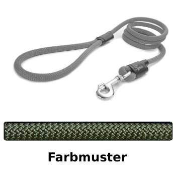 klassische Hundeleine - L - 175cm - olive
